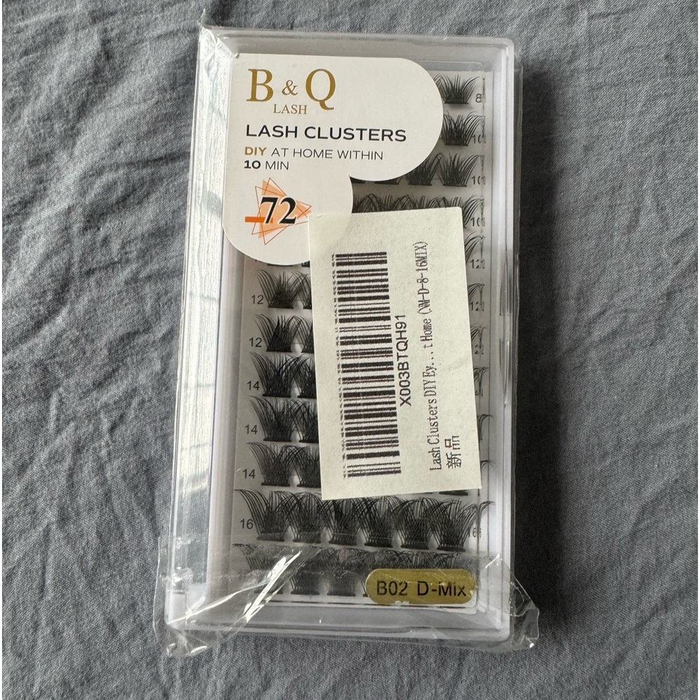 B&Q DIY lash clusters